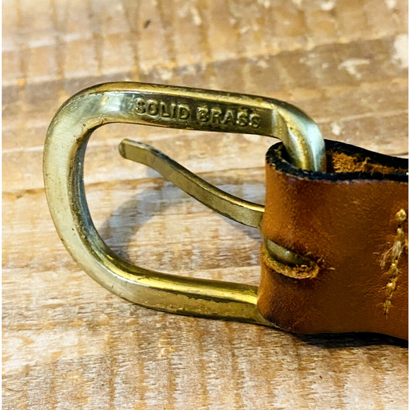 Zep-Pro Metal Sailfish Leather and Woven Canvas Belt Size 42 - Picture 12 of 12